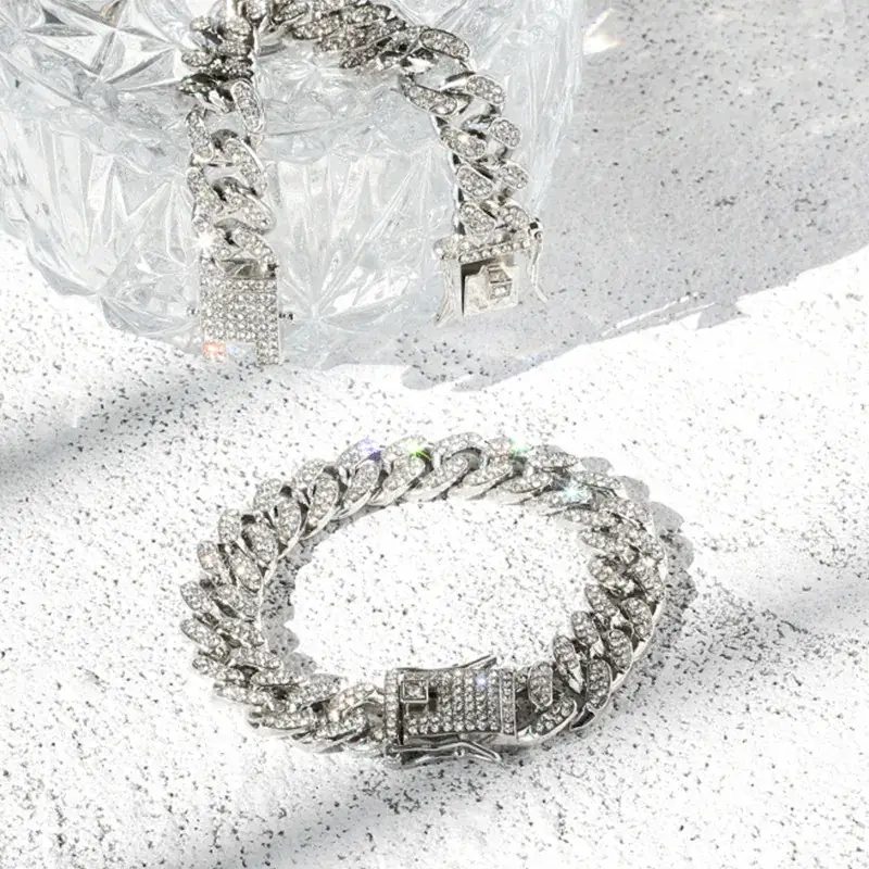 Men's Alloy Diamond Watch Set European American Hip-Hop Trendy - Image 18