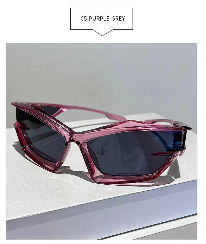 Women's Clear UV400 Sunglasses European American Wholesale — feature 13