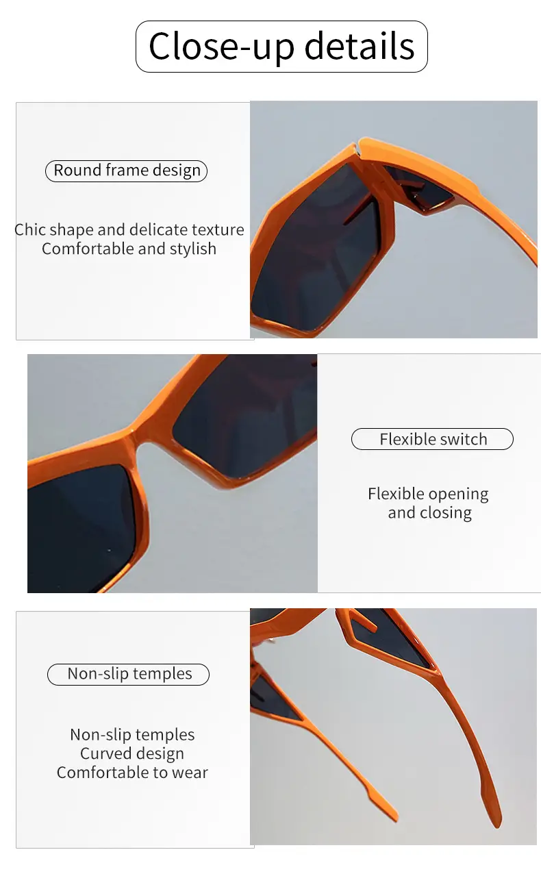 Women's Clear UV400 Sunglasses European American Wholesale — feature 15