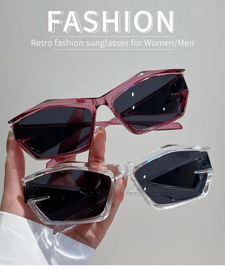 Women's Clear UV400 Sunglasses European American Wholesale — feature 3