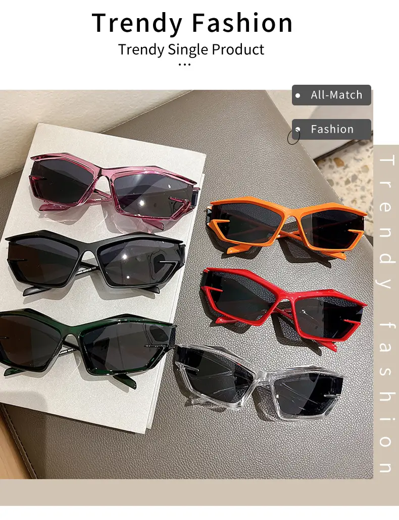 Women's Clear UV400 Sunglasses European American Wholesale — feature 4
