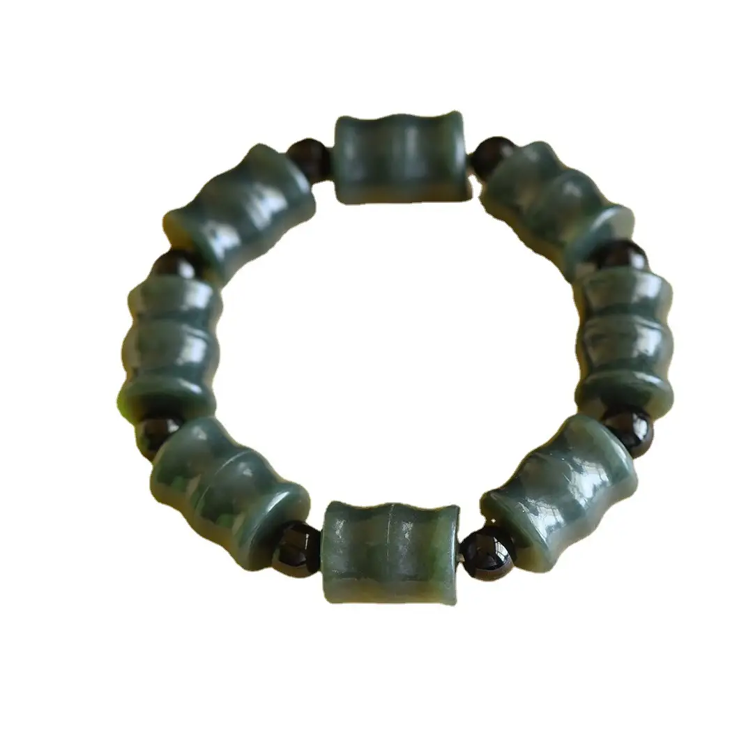 Men Women Jade Bracelet Black Green Live Supply Wholesale - Image 27