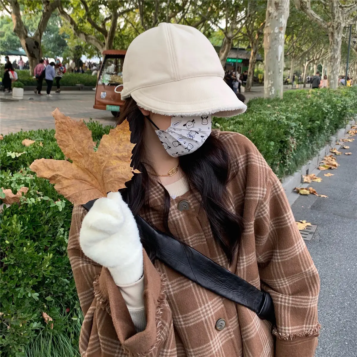 Winter Fisherman Hat with Face Cover for Girls - Image 9