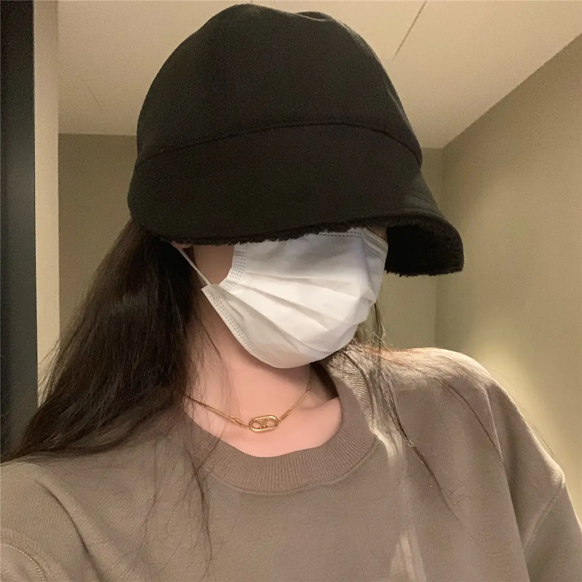 Winter Fisherman Hat with Face Cover for Girls - Image 10