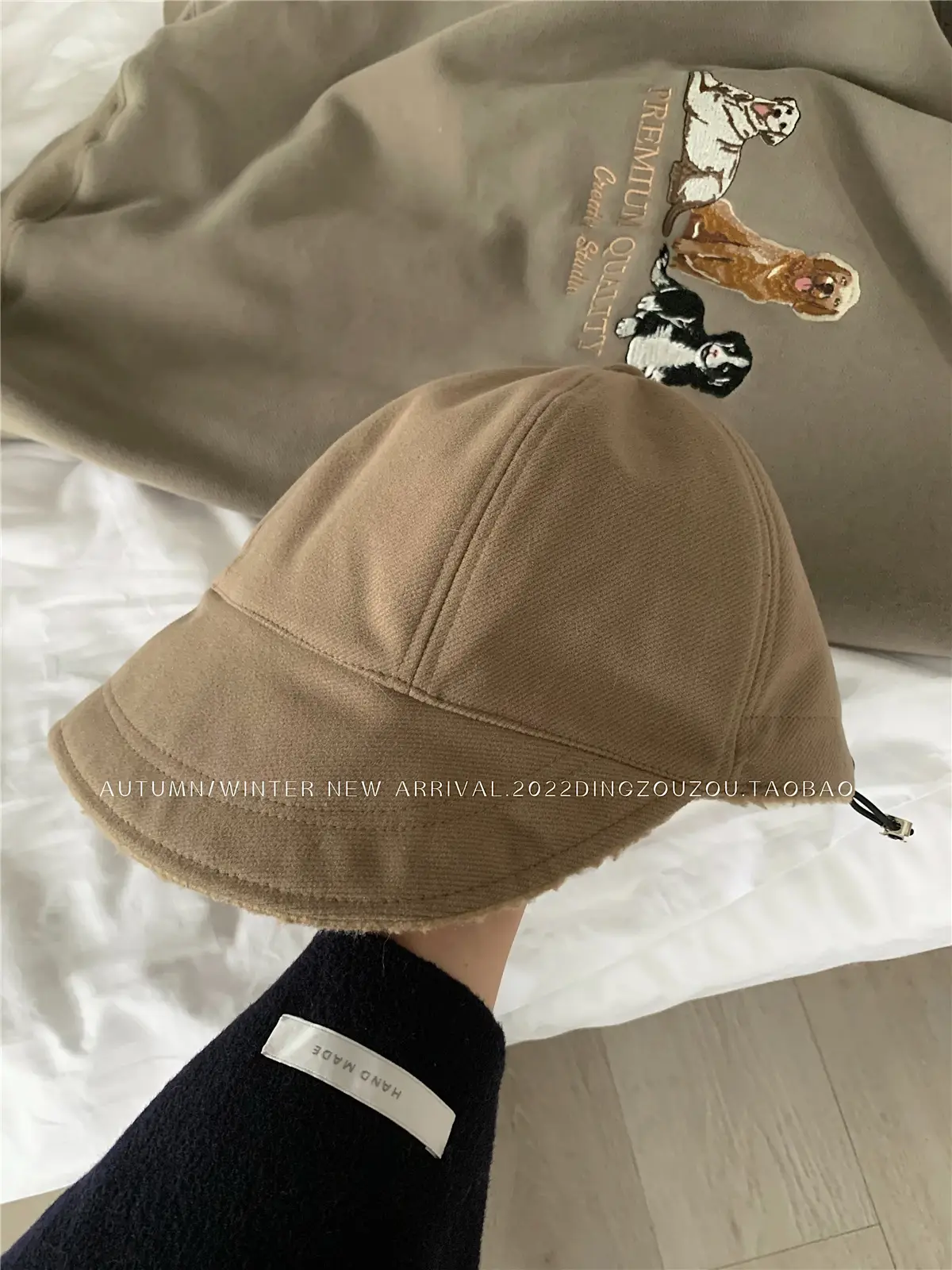 Winter Fisherman Hat with Face Cover for Girls - Image 3
