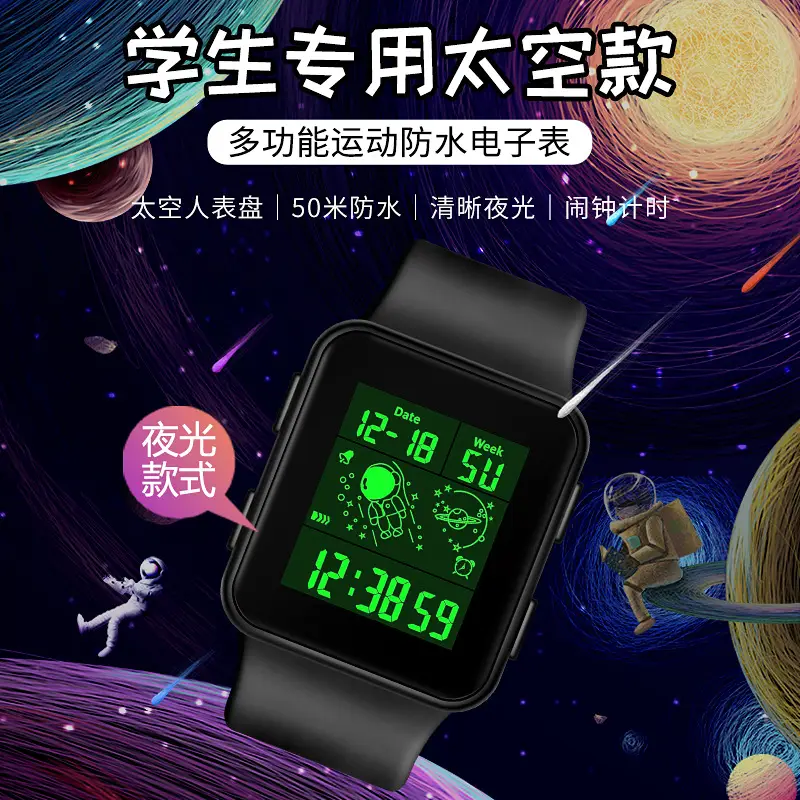 Astronaut Waterproof LED Digital Watch for Men Women — feature 25