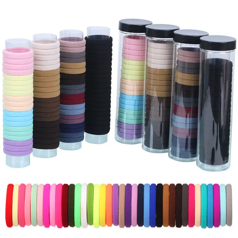 Black Rubber Hair Ring Towel 20 Pcs 51g - Image 12