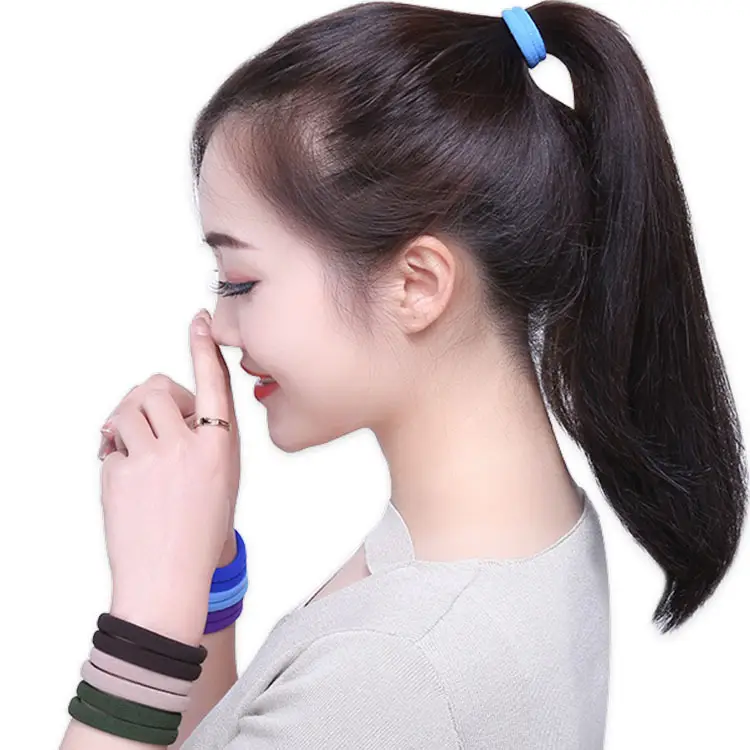 Black Rubber Hair Ring Towel 20 Pcs 51g - Image 14