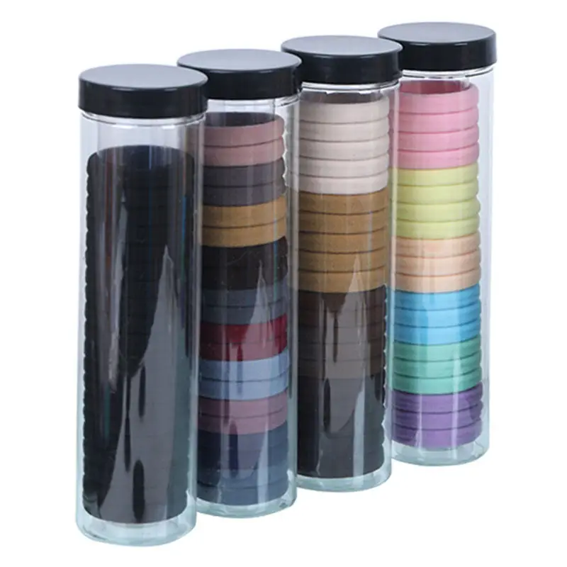 Black Rubber Hair Ring Towel 20 Pcs 51g - Image 15