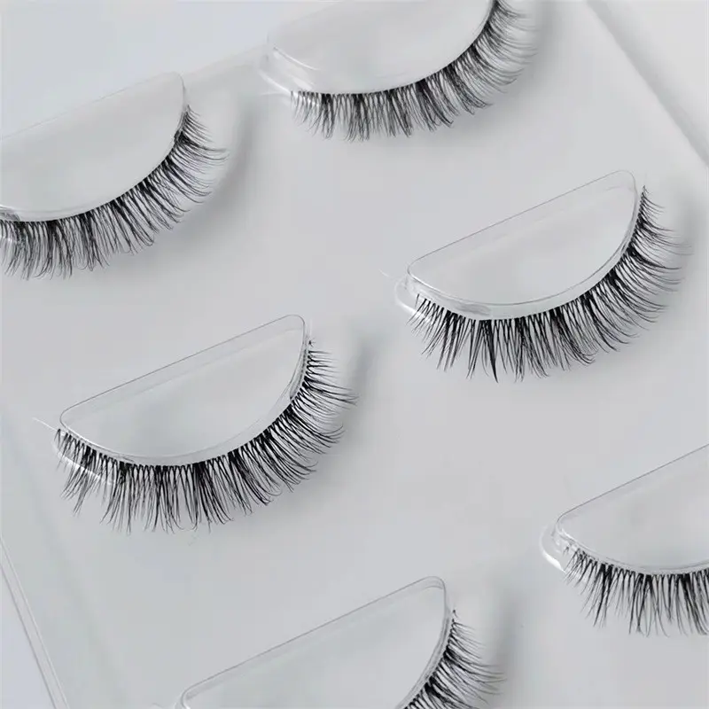 5D False Eyelashes 3 Pairs Monofilament Multi-Level