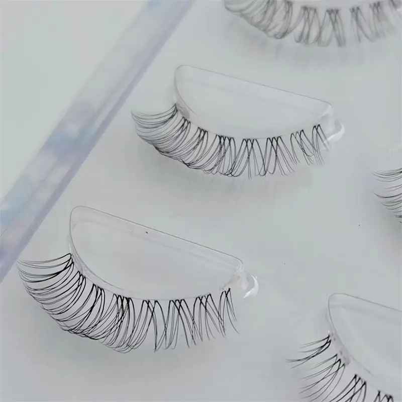 5D False Eyelashes 3 Pairs Monofilament Multi-Level