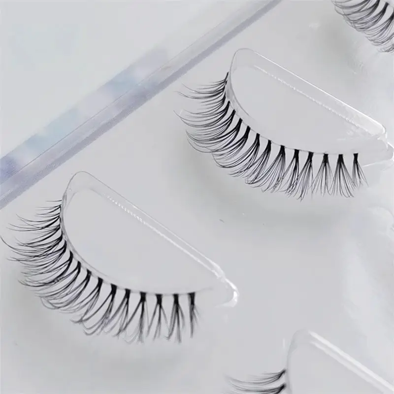 5D False Eyelashes 3 Pairs Monofilament Multi-Level
