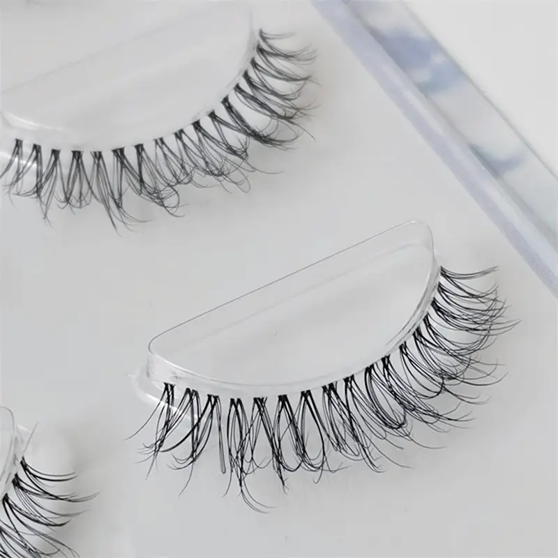 5D False Eyelashes 3 Pairs Monofilament Multi-Level