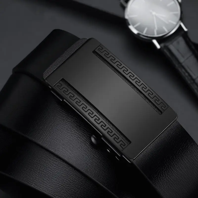 Men's Black Nylon Belt for Business & Casual Wear - Image 12