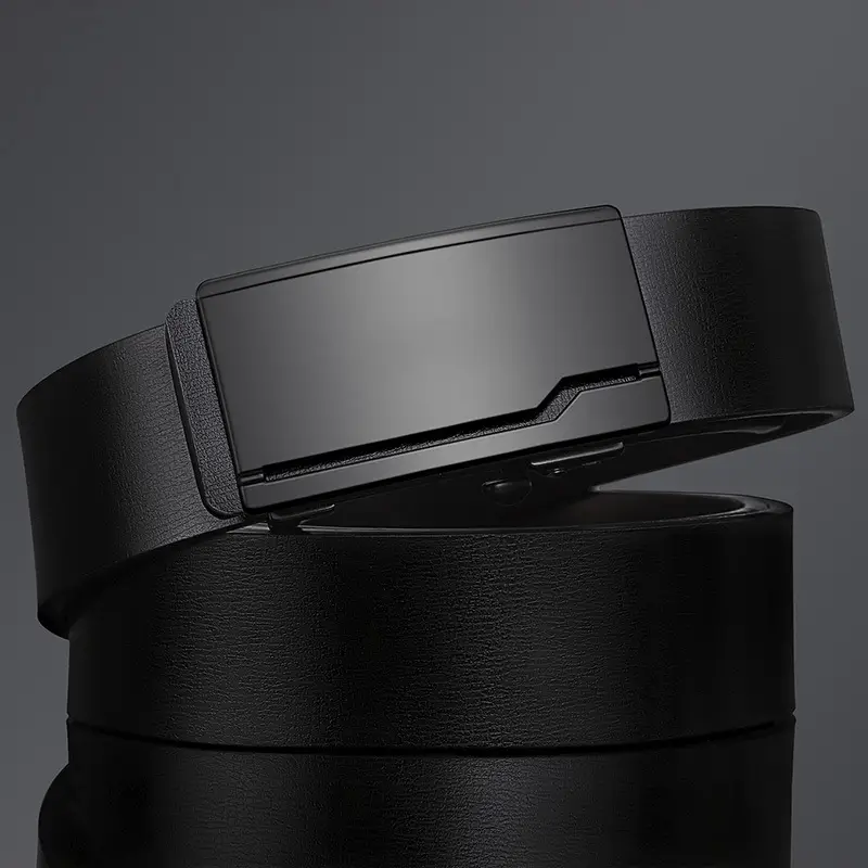Men's Black Nylon Belt for Business & Casual Wear - Image 13