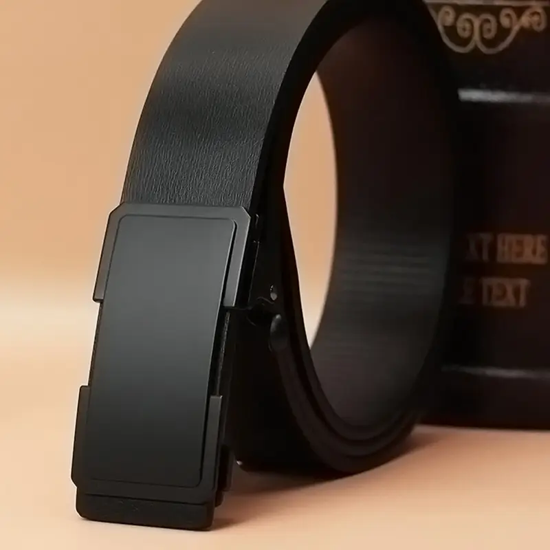 Men's Black Nylon Belt for Business & Casual Wear - Image 15