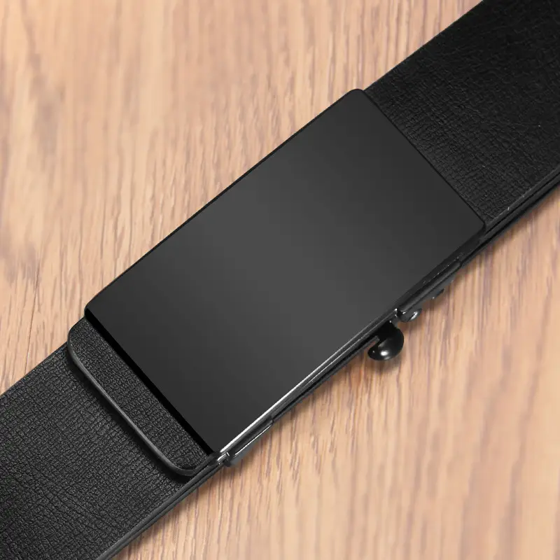 Men's Black Nylon Belt for Business & Casual Wear - Image 2