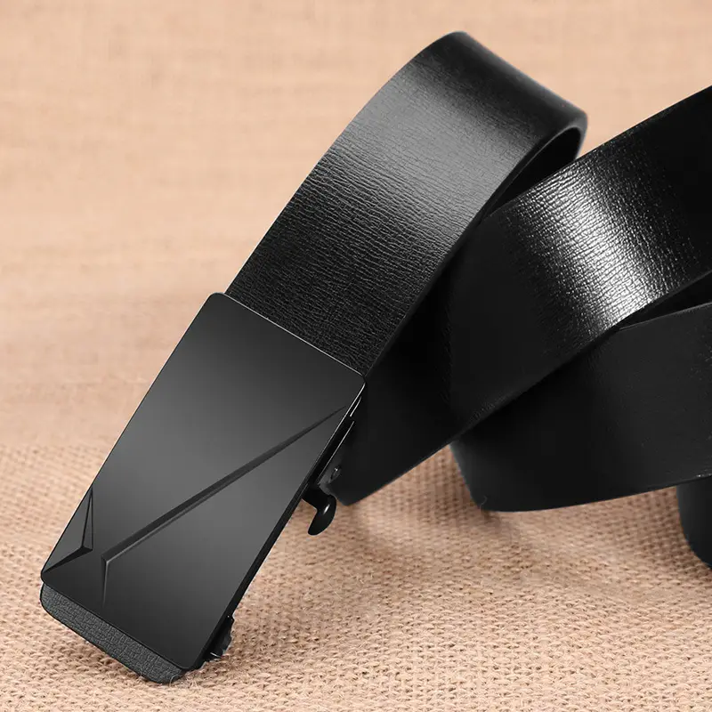 Men's Black Nylon Belt for Business & Casual Wear - Image 3