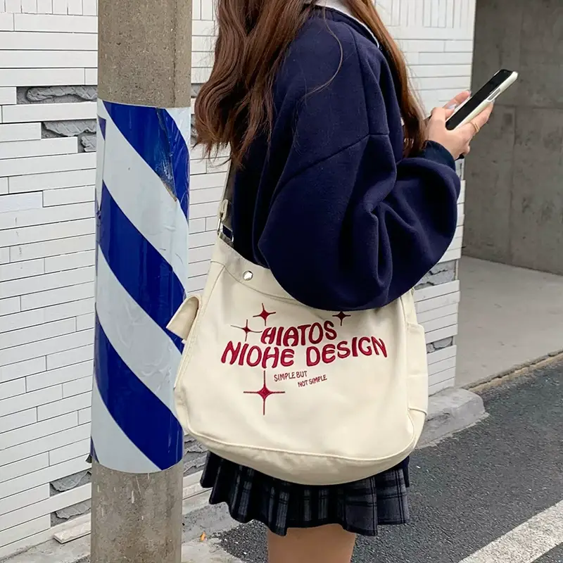 Japanese Canvas Shoulder Bag for College Students — feature 17
