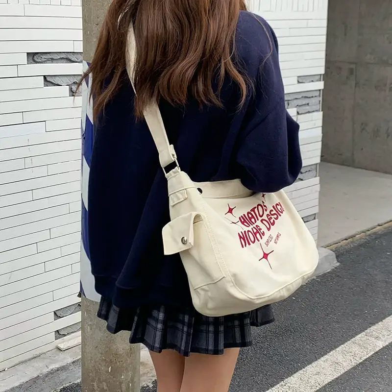 Japanese Canvas Shoulder Bag for College Students — feature 18
