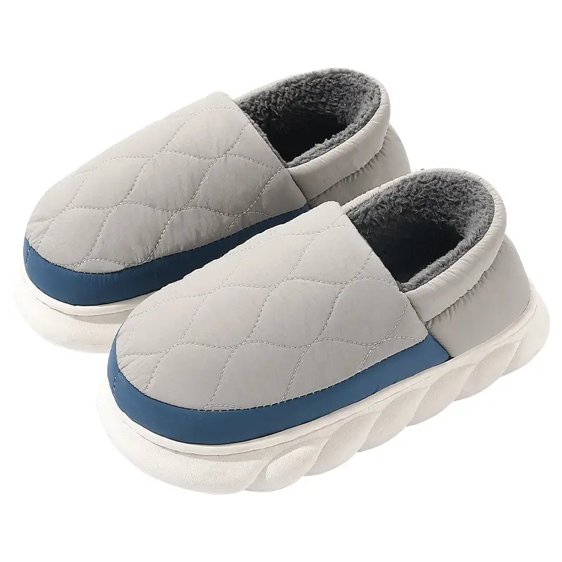 Winter Cotton Slippers Men's Indoor Home Warm Bag with Thick Bottom Slippers Women's Household Waterproof Cotton Shoes Wholesale - Image 7