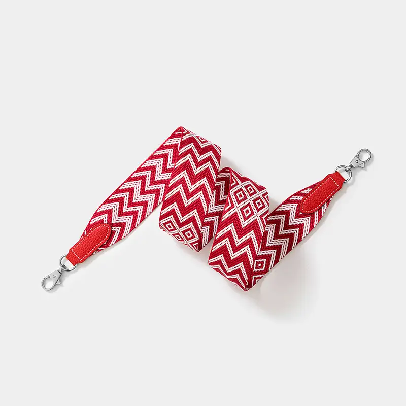 Cross-border wide shoulder webbing bag with geometric pattern - Image 6