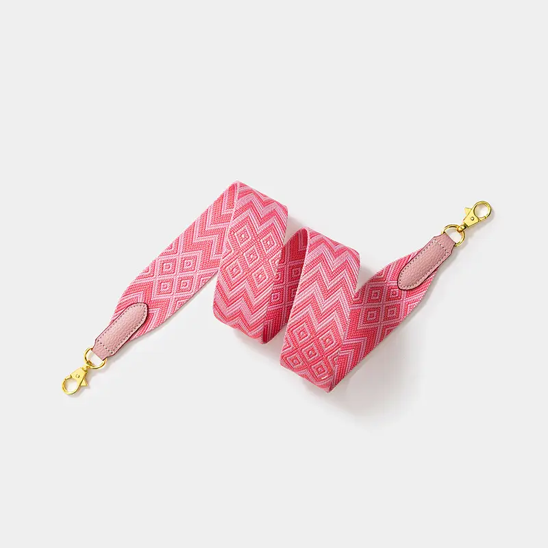 Cross-border wide shoulder webbing bag with geometric pattern - Image 7