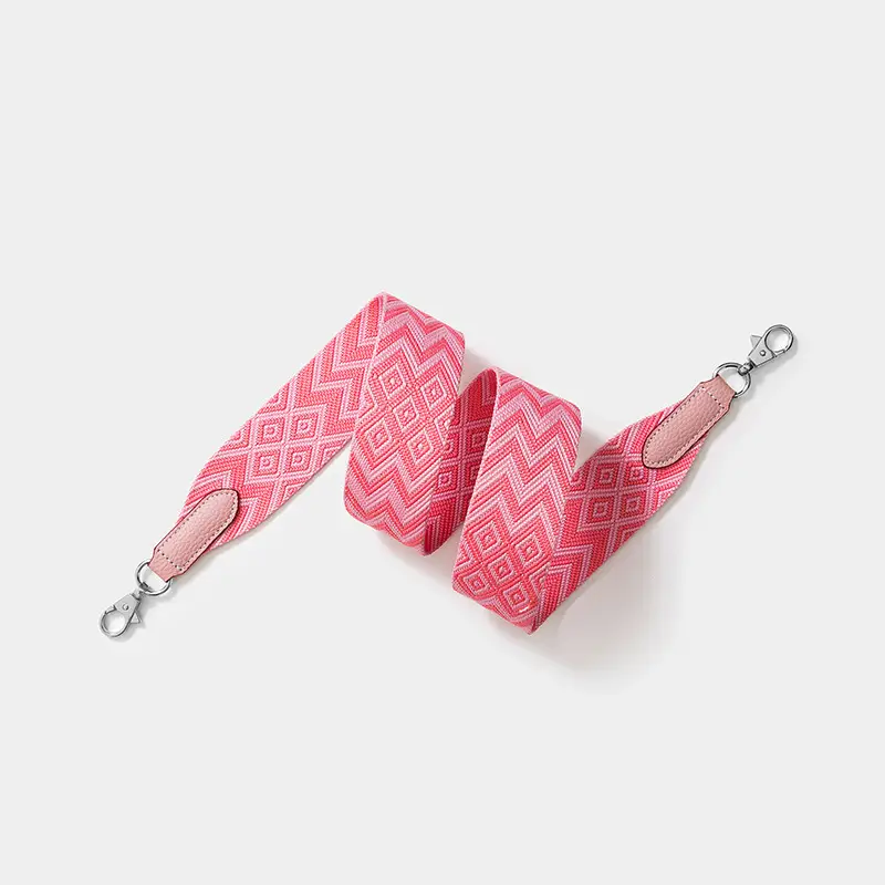 Cross-border wide shoulder webbing bag with geometric pattern - Image 8
