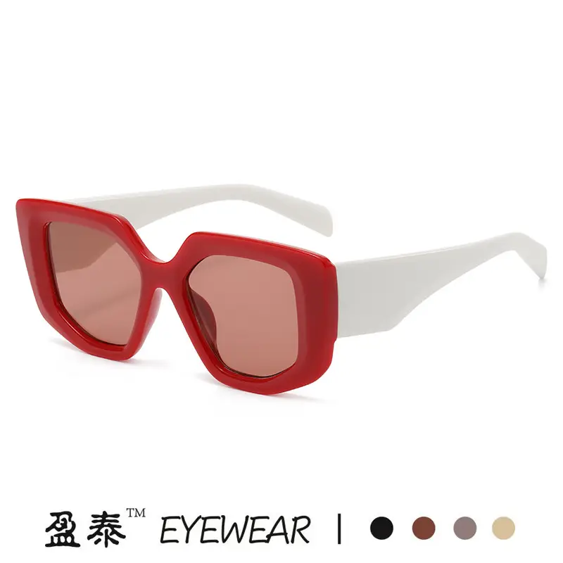 Retro Cat's Eye Sunglasses Women European American Personalized Candy Color - Image 11
