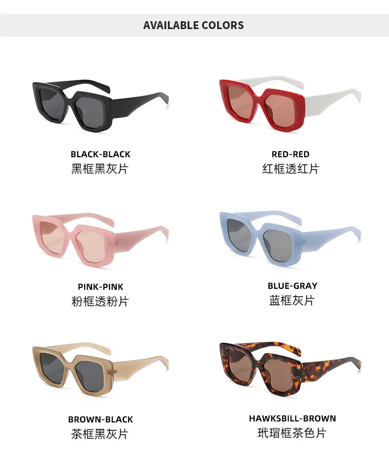Retro Cat's Eye Sunglasses Women European American Personalized Candy Color — feature 13