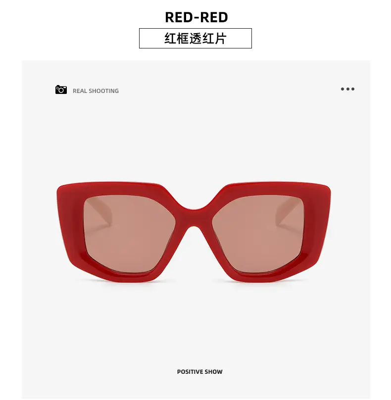 Retro Cat's Eye Sunglasses Women European American Personalized Candy Color — feature 16
