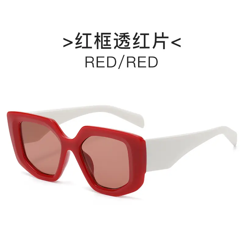 Retro Cat's Eye Sunglasses Women European American Personalized Candy Color - Image 2