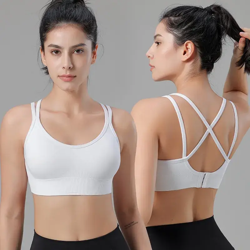 European & American Seamless Plus Size Back Cross Bra - Image 7