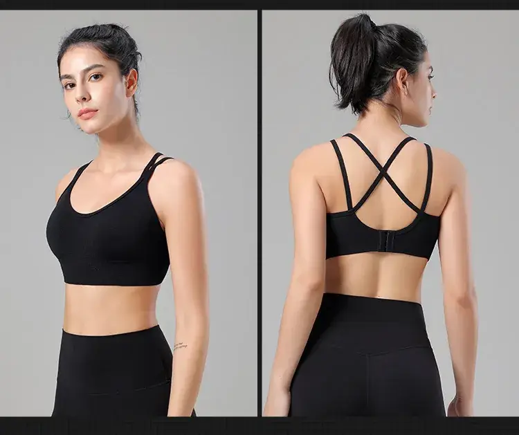 European & American Seamless Plus Size Back Cross Bra — feature 15