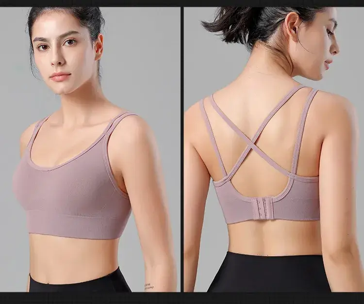 European & American Seamless Plus Size Back Cross Bra — feature 18