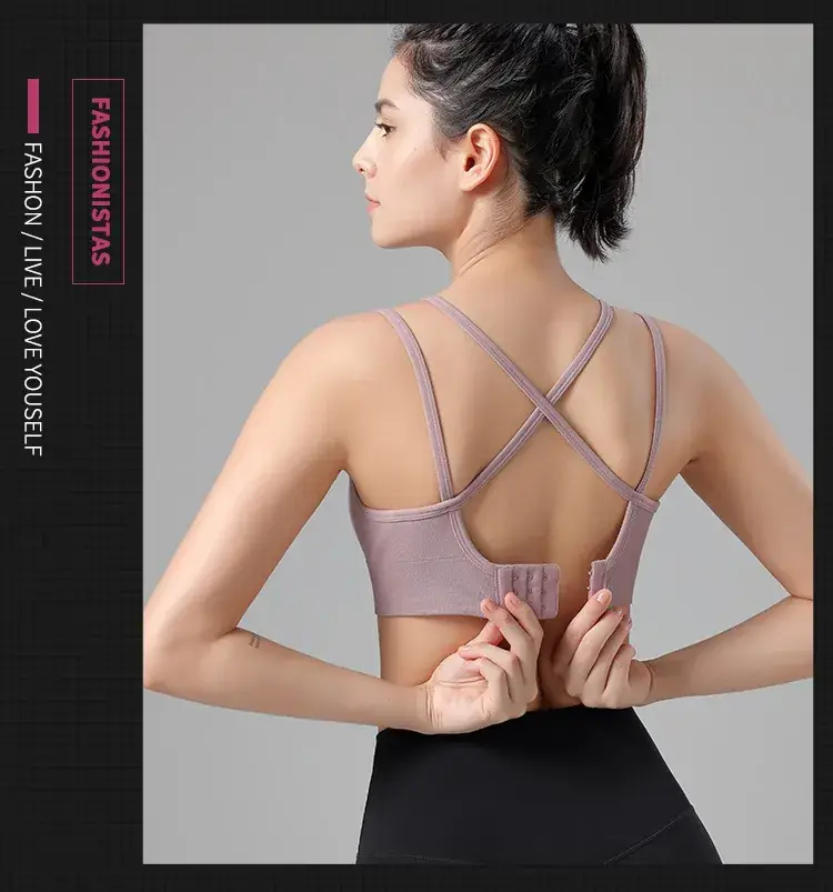 European & American Seamless Plus Size Back Cross Bra — feature 19