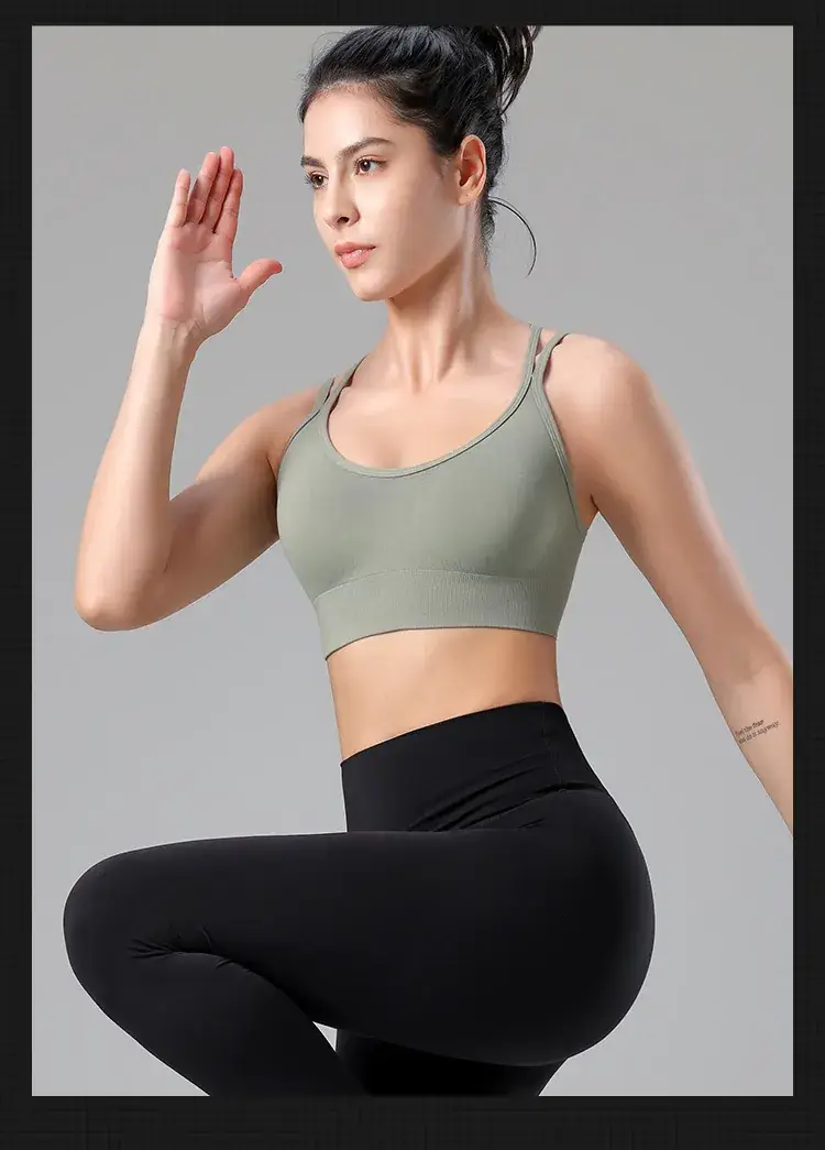 European & American Seamless Plus Size Back Cross Bra — feature 22