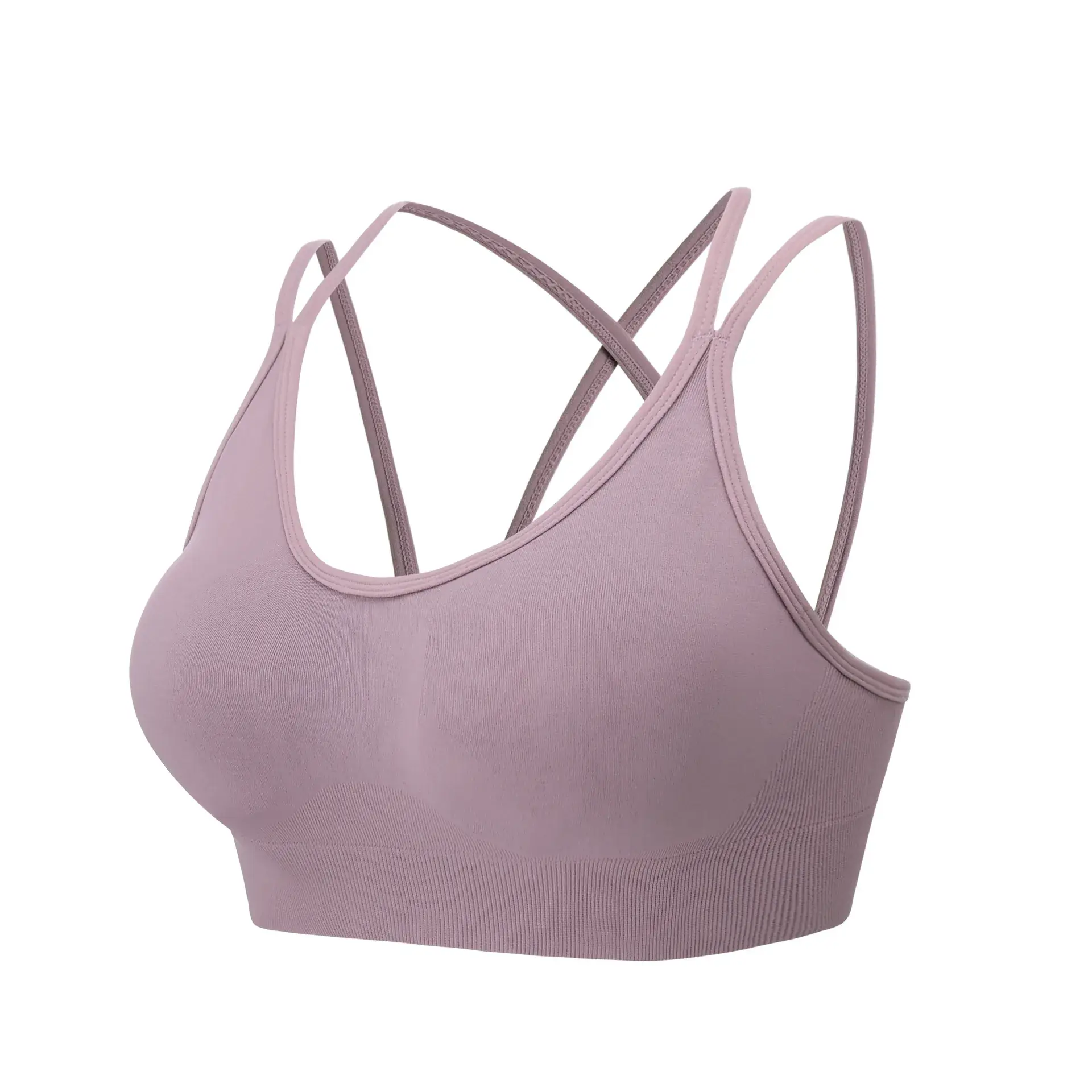 European & American Seamless Plus Size Back Cross Bra - Image 2