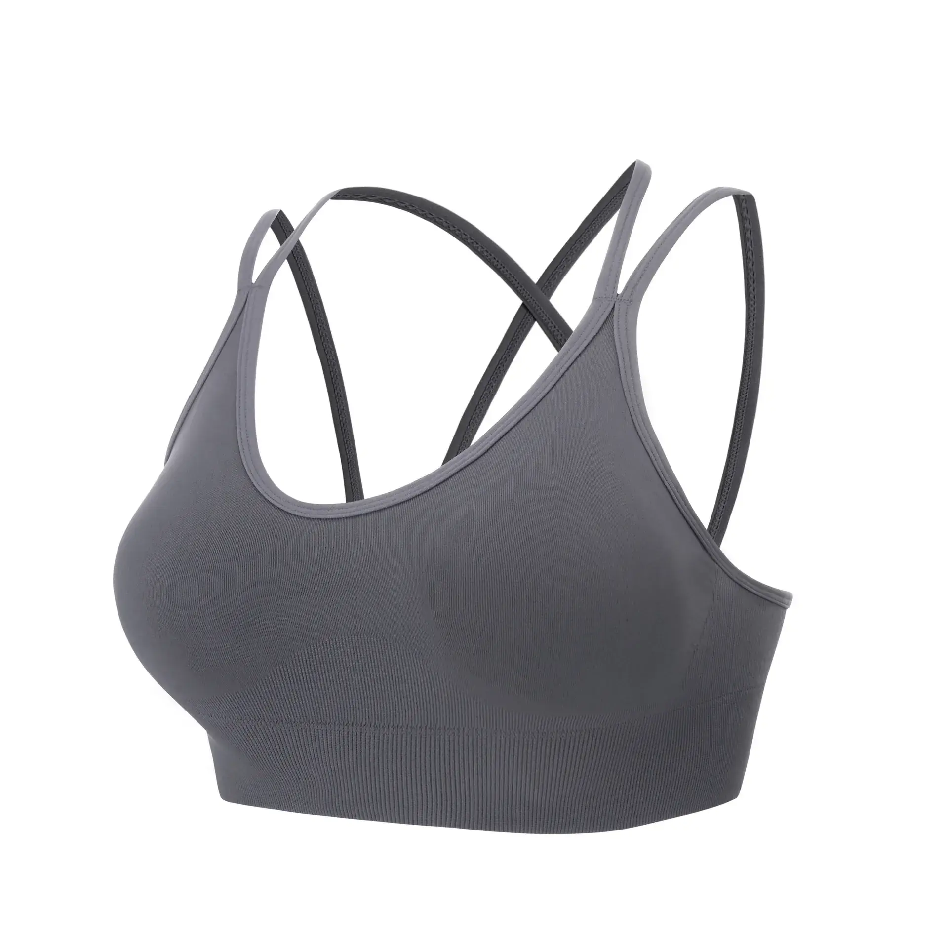 European & American Seamless Plus Size Back Cross Bra - Image 3
