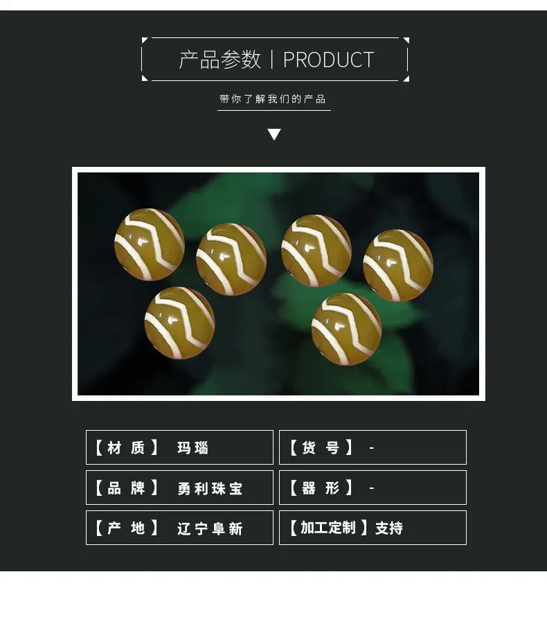 Tianzhu Xizang Yellow Chalcedony Loose Beads 14mm — feature 2