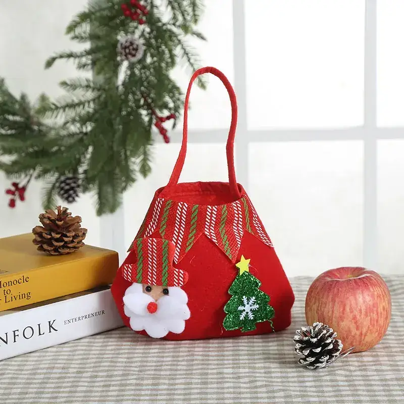 Christmas Decorative Bags Santa Claus Handbag Cross-border Wholesale - Image 2