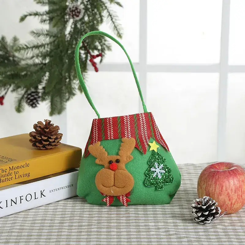 Christmas Decorative Bags Santa Claus Handbag Cross-border Wholesale - Image 3