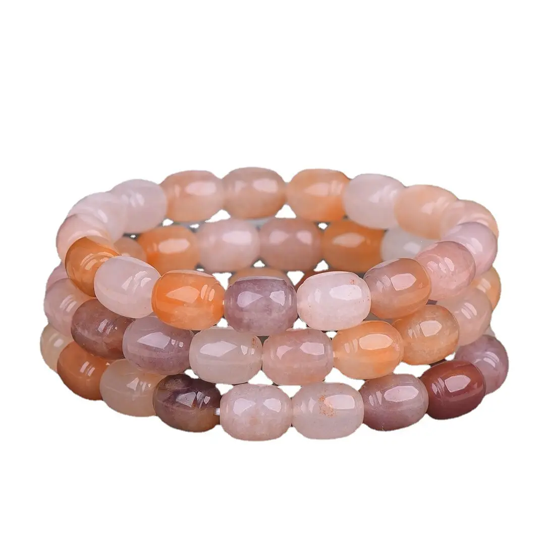 Genuine Jade Bracelet White Violet Natural Jade for Women