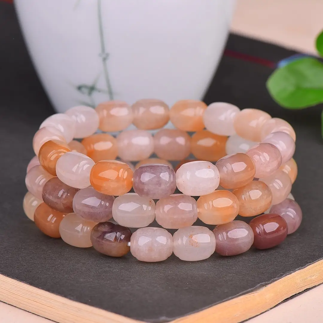 Genuine Jade Bracelet White Violet Natural Jade for Women — feature 1