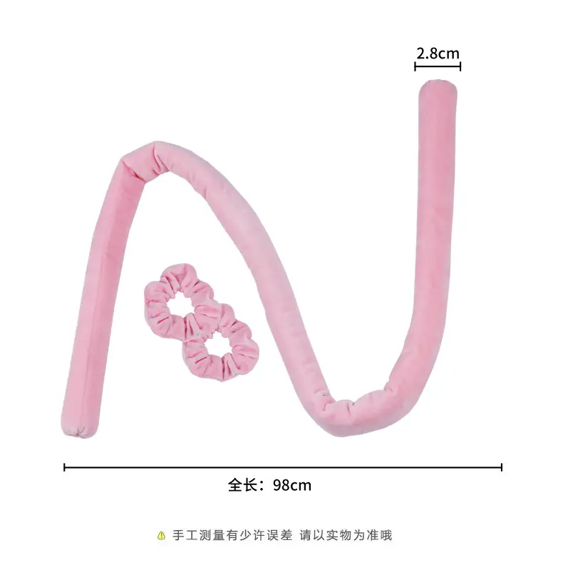 Blue Crystal Lazy Curling Iron for Hair Ring & Velvet Net — feature 16