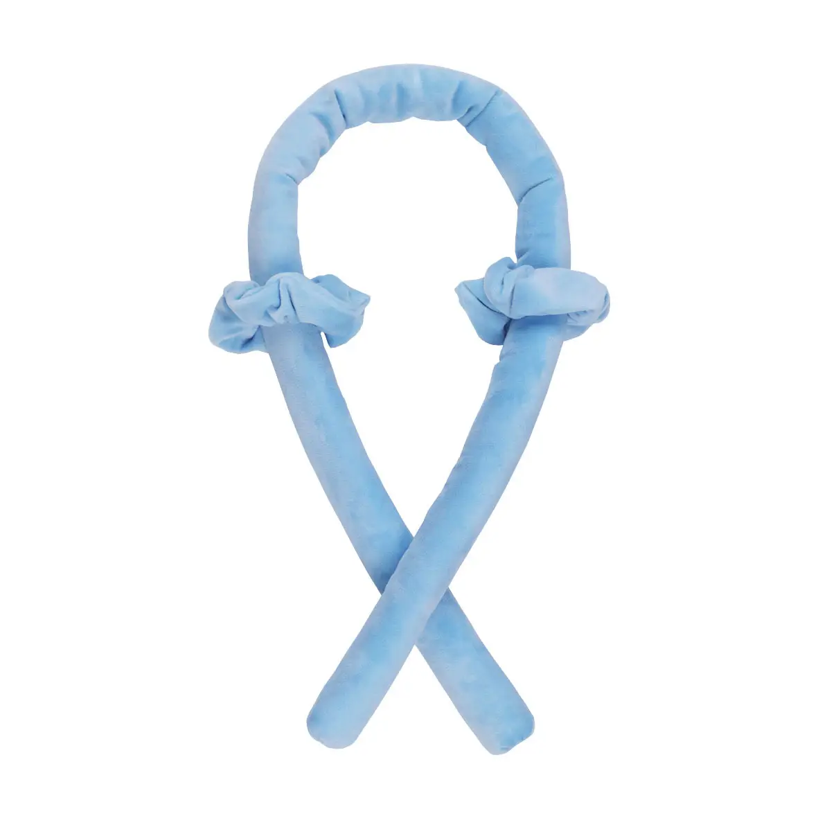Blue Crystal Lazy Curling Iron for Hair Ring & Velvet Net - Image 6