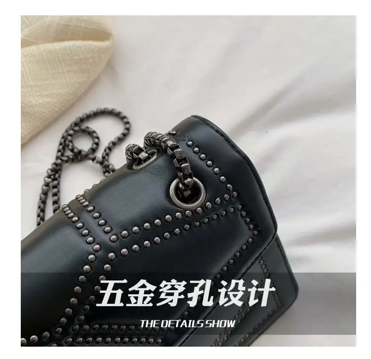 Black Quilted Shoulder Bag for Women 2023 — feature 12