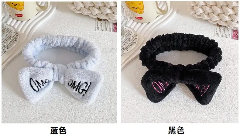 Pink Embroidered Bow Hairband for Women — feature 22