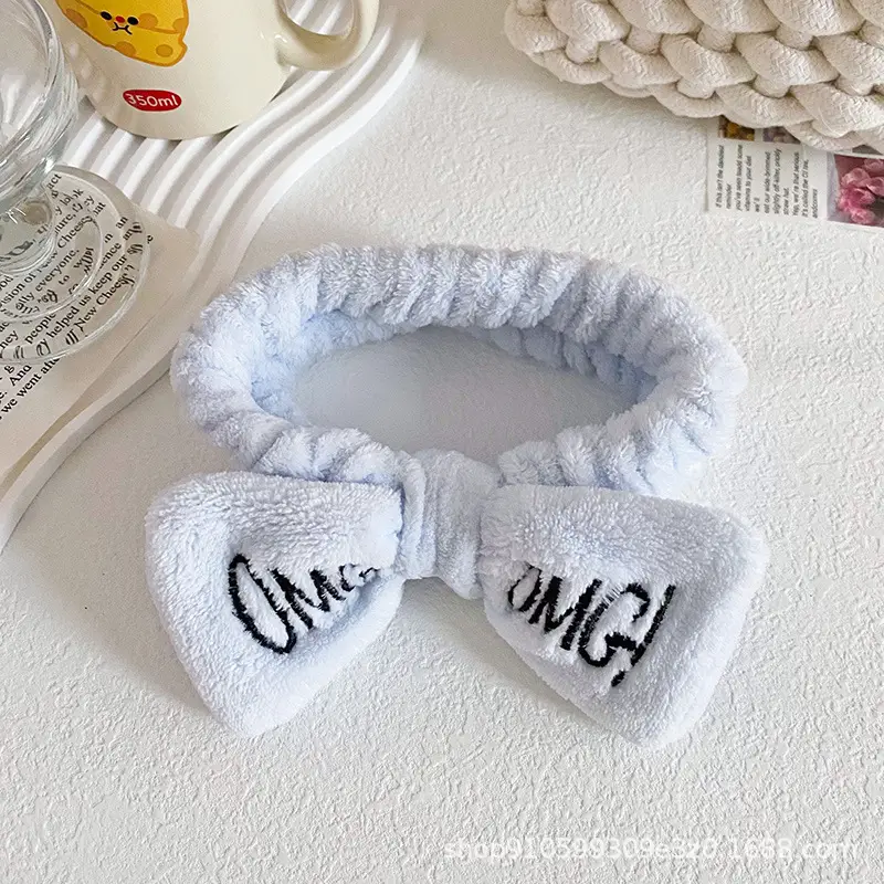 Pink Embroidered Bow Hairband for Women - Image 14