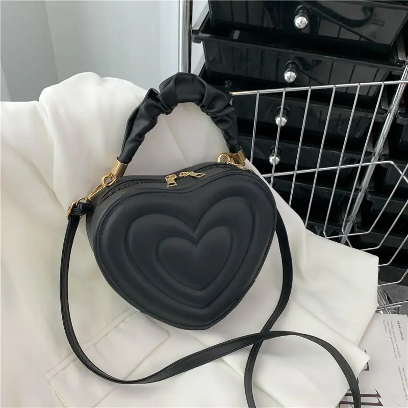 Women's Red Heart Crossbody Bag 2022 - Image 2